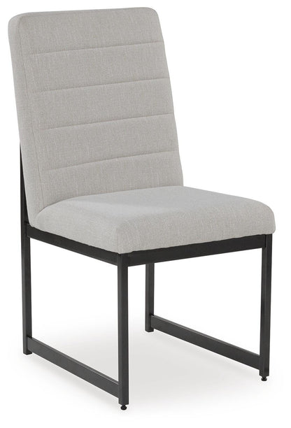Tomtyn Dining Chairs (Set of 2) - D622-01X2 - product view or room setting; set of 2; individual included-item views (supplier image 3)