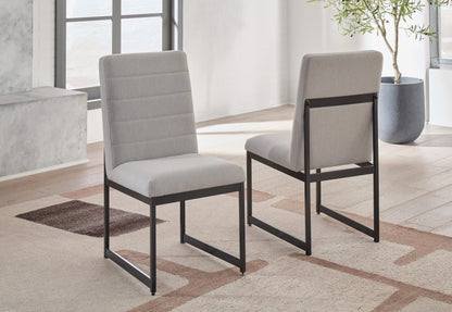 Tomtyn Dining Chairs (Set of 2) - D622-01X2 - product view or room setting; set of 2; individual included-item views (supplier image 1)