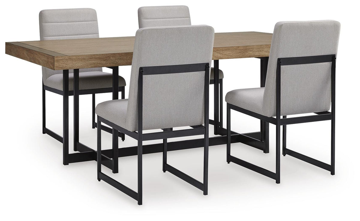 Tomtyn Dining Room Sets - D622D1 - product view or room setting; complete kit and included component views (supplier image 2)