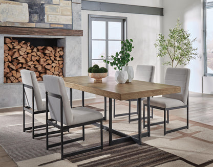 Tomtyn Dining Room Sets - D622D1 - product view or room setting; complete kit and included component views (supplier image 1)