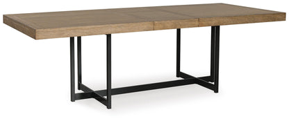 Tomtyn Dining Extension Table - D622-35 - product view or room setting; only dining table included (supplier image 1)