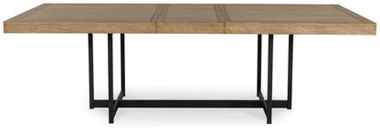 Tomtyn Dining Extension Table - D622-35 - product view or room setting; only dining table included (supplier image 3)