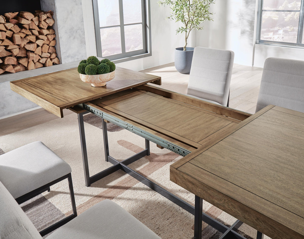 Tomtyn Dining Extension Table - D622-35 - product view or room setting; only dining table included (supplier image 8)