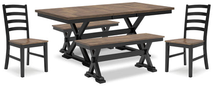 Wildenauer Dining Room Sets - D634D7 - product view or room setting; complete kit and included component views (supplier image 34)