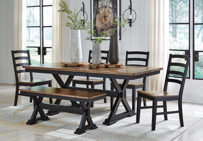 Wildenauer Dining Room Sets - D634D2, D634D4, D634D1, D634D5, D634D7 - product view or room setting; complete kit and included component views (supplier image 1)