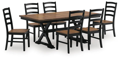 Wildenauer Dining Room Sets - D634D4 - product view or room setting; complete kit and included component views (supplier image 29)