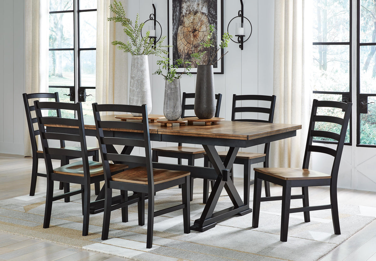 Wildenauer Dining Room Sets - D634D4 - product view or room setting; complete kit and included component views (supplier image 28)