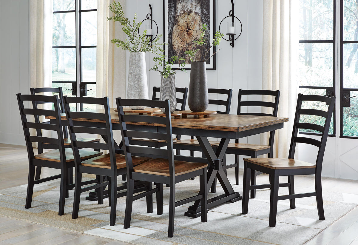 Wildenauer Dining Room Sets - D634D5 - product view or room setting; complete kit and included component views (supplier image 33)