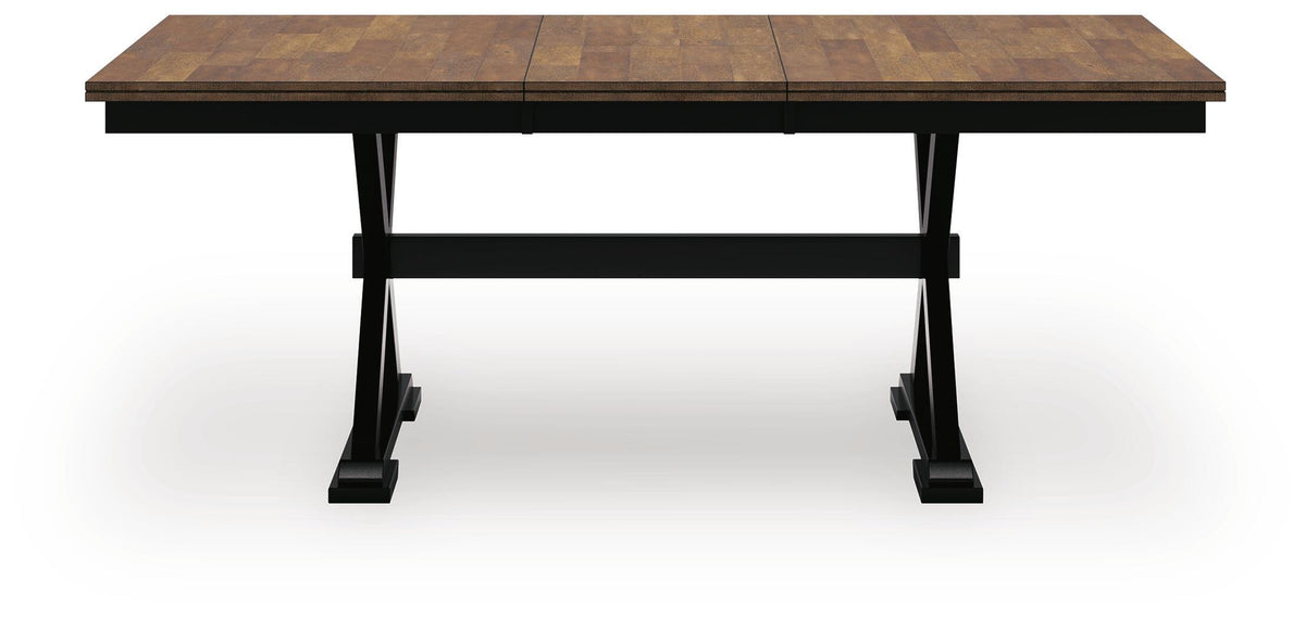 Wildenauer Dining Extension Table - D634-35 - product view or room setting; only dining table included (supplier image 3)