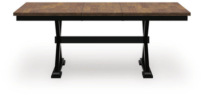 Wildenauer Dining Extension Table - D634-35 - product view or room setting; only dining table included (supplier image 3)