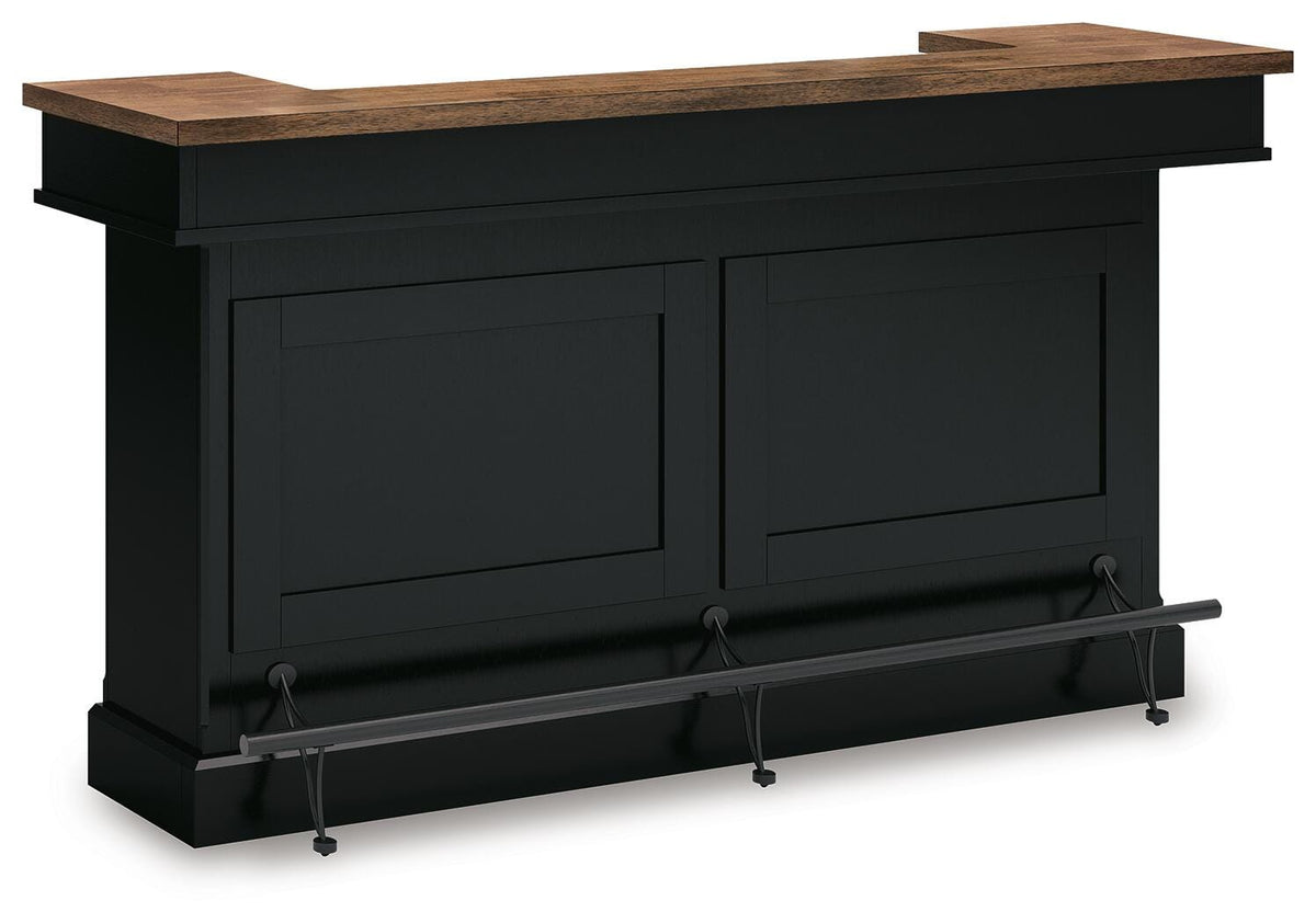 Wildenauer 78" Bar - D634-65 - product view or room setting; only bar included (supplier image 1)