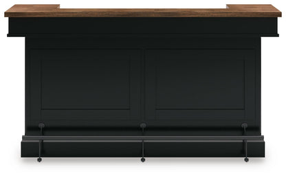 Wildenauer 78" Bar - D634-65 - product view or room setting; only bar included (supplier image 3)