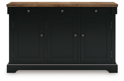 Wildenauer Dining Buffet - D634-80 - product view or room setting; only dining room storage included (supplier image 4)