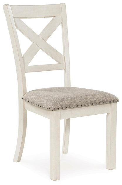 Robbinsdale Dining Chairs (Set of 2) - D642-01X2 - product view or room setting; set of 2; individual included-item views (supplier image 3)