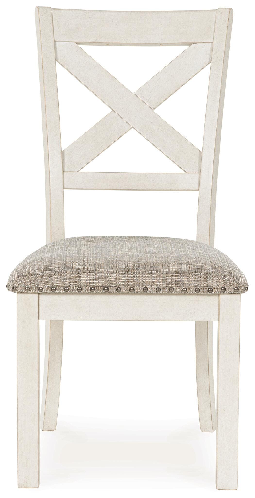 Robbinsdale Dining Chairs (Set of 2) - D642-01X2 - product view or room setting; set of 2; individual included-item views (supplier image 4)
