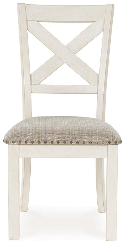 Robbinsdale Dining Chairs (Set of 2) - D642-01X2 - product view or room setting; set of 2; individual included-item views (supplier image 4)