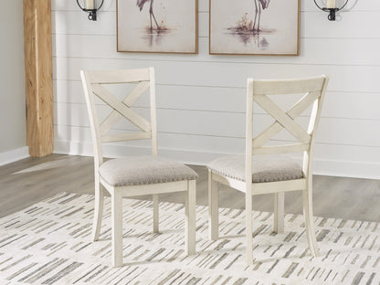 Robbinsdale Dining Chairs (Set of 2) - D642-01X2 - product view or room setting; set of 2; individual included-item views (supplier image 10)
