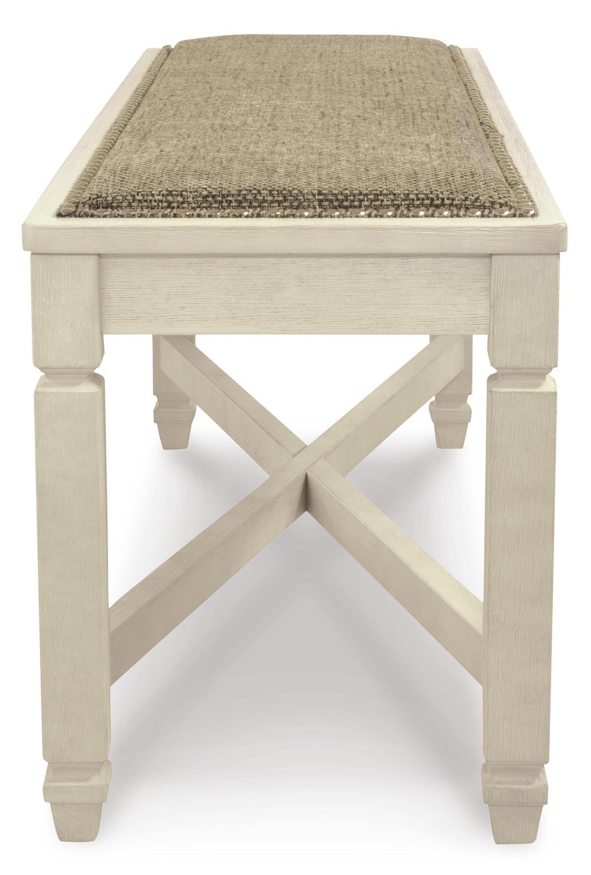 Bolanburg 6-Piece Dining Set - Table, 4 Chairs and Bench - 6 Piece - Table + 4 Chairs + Bench / Antique White / Brown - supplier product or included-component view (D647D2, image 17)