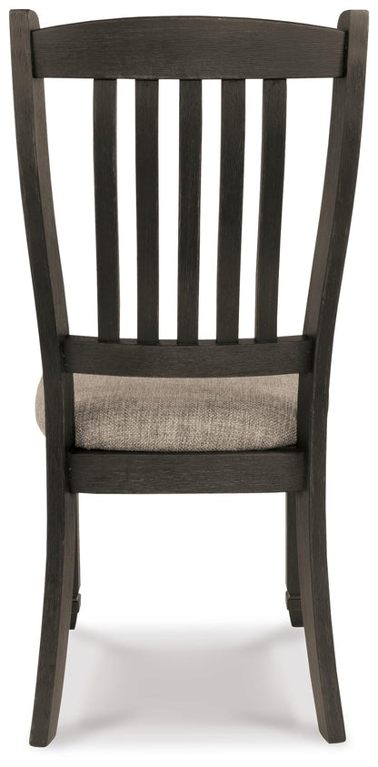 Tyler Creek Dining Chairs (Set of 2) - D736-01X2 - product view or room setting; set of 2; individual included-item views (supplier image 13)