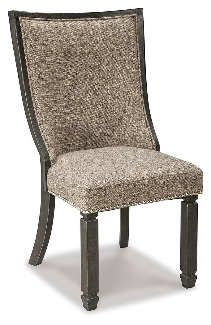 Tyler Creek Dining Chairs (Set of 2) - D736-02X2 - product view or room setting; set of 2; individual included-item views (supplier image 3)