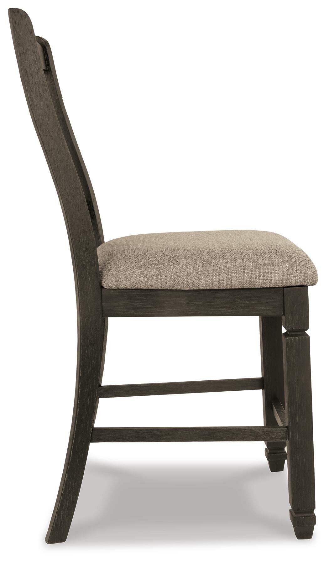Tyler Creek Bar Stools (Set of 2) - D736-124X2 - product view or room setting; set of 2; individual included-item views (supplier image 6)
