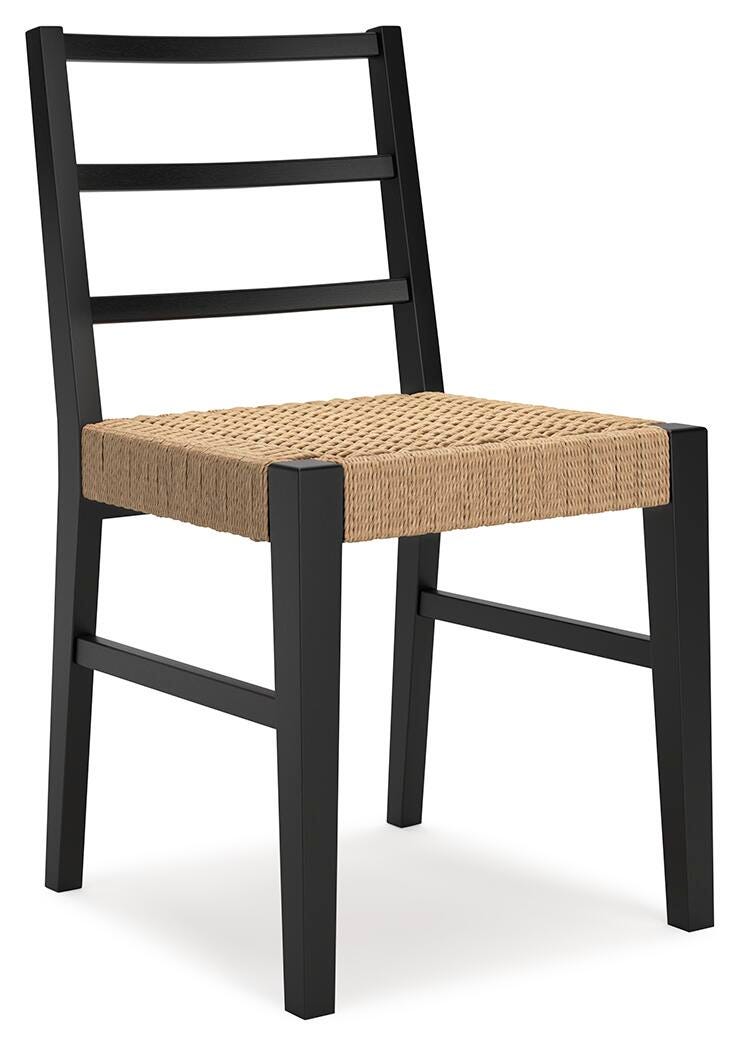 Isanti Dining Chairs (Set of 2) - D752-02X2 - product view or room setting; set of 2; individual included-item views (supplier image 4)