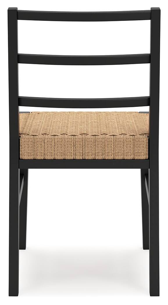 Isanti Dining Chairs (Set of 2) - D752-02X2 - product view or room setting; set of 2; individual included-item views (supplier image 7)