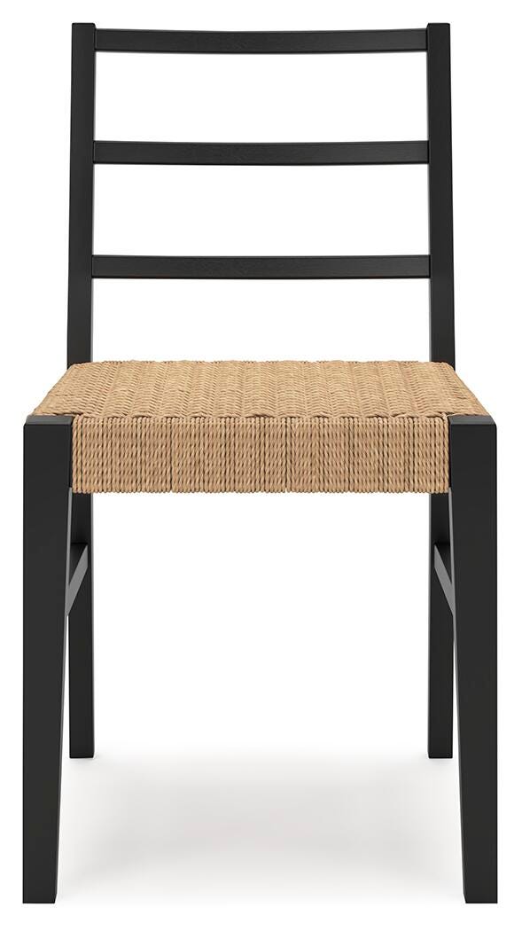 Isanti Dining Chairs (Set of 2) - D752-02X2 - product view or room setting; set of 2; individual included-item views (supplier image 5)
