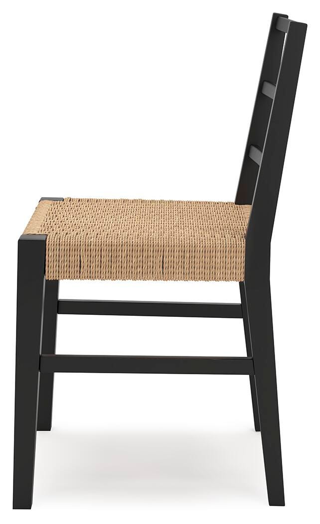 Isanti Dining Chairs (Set of 2) - D752-02X2 - product view or room setting; set of 2; individual included-item views (supplier image 6)