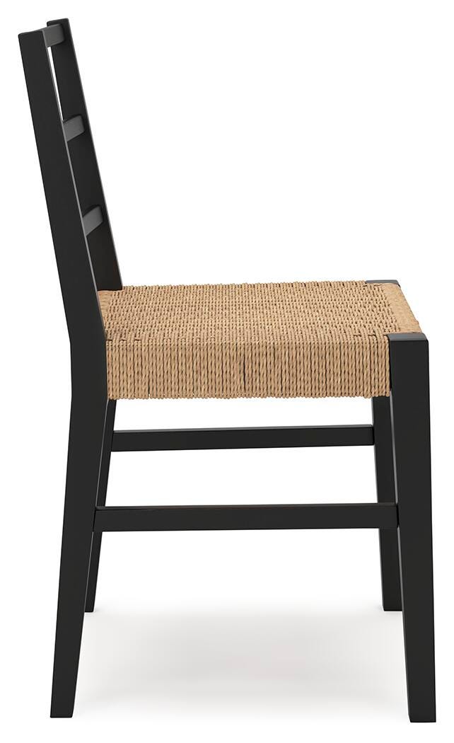 Isanti Dining Chairs (Set of 2) - D752-02X2 - product view or room setting; set of 2; individual included-item views (supplier image 8)