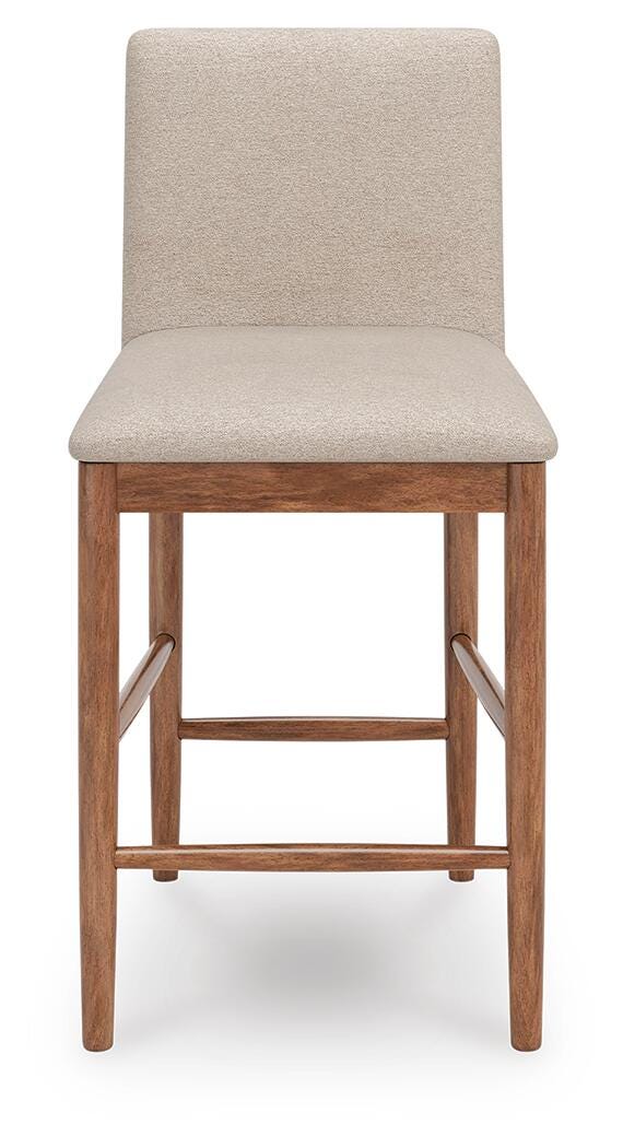 Isanti Bar Stools (Set of 2) - D752-124X2 - product view or room setting; set of 2; individual included-item views (supplier image 2)