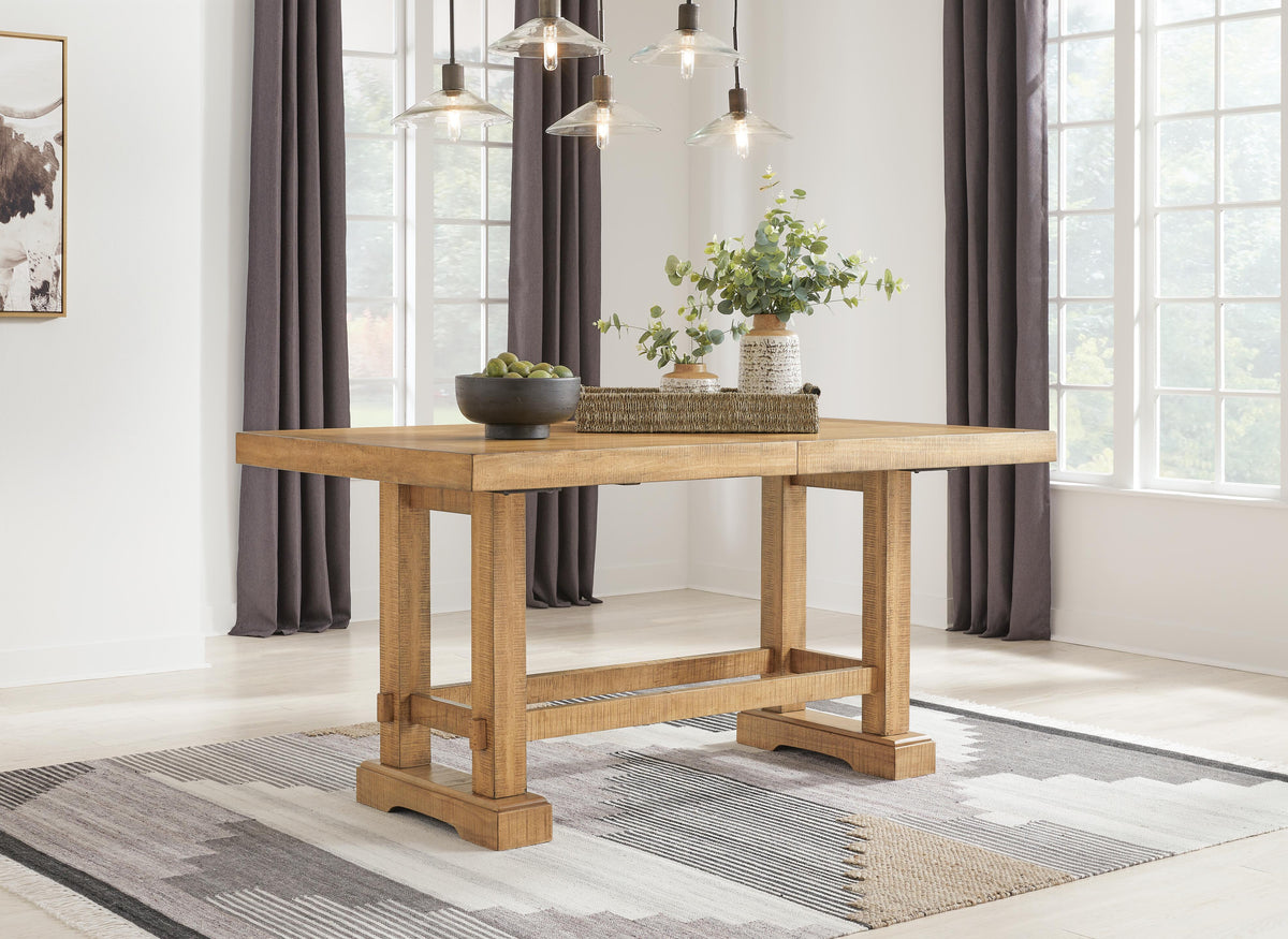Havonplane Counter Height Dining Extension Table - D773-32 - product view or room setting; only counter height table included (supplier image 9)