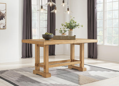 Havonplane Counter Height Dining Extension Table - D773-32 - product view or room setting; only counter height table included (supplier image 9)