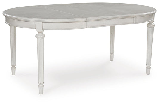 Montelaine Dining Extension Table - D795-35 - product view or room setting; only dining table included (supplier image 1)