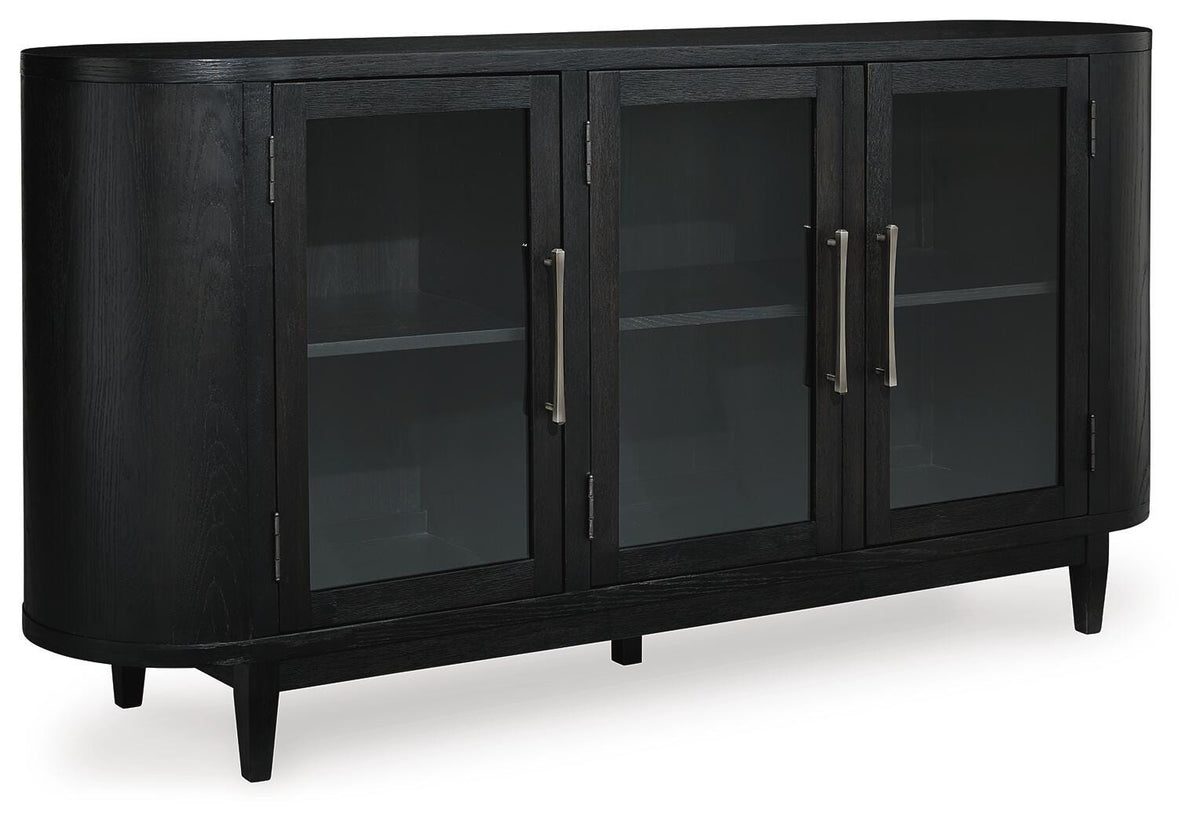 Rowanbeck Dining Server - D821-60 - product view or room setting; only dining room storage included (supplier image 1)