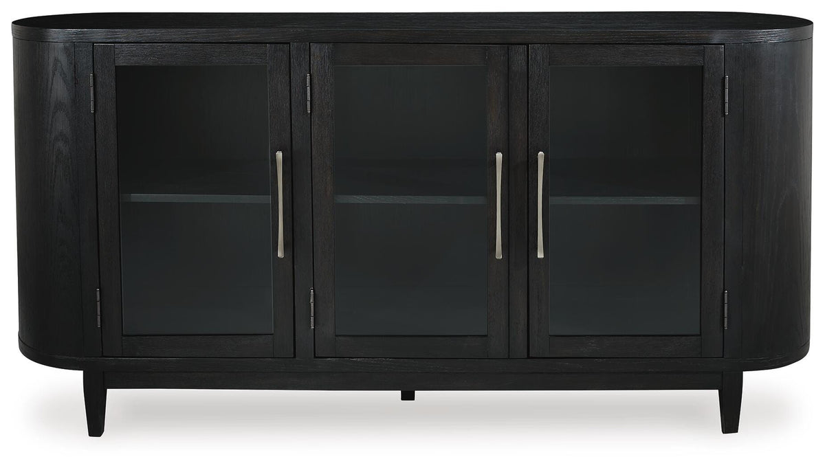 Rowanbeck Dining Server - D821-60 - product view or room setting; only dining room storage included (supplier image 4)