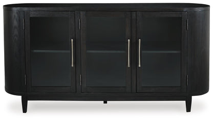 Rowanbeck Dining Server - D821-60 - product view or room setting; only dining room storage included (supplier image 4)