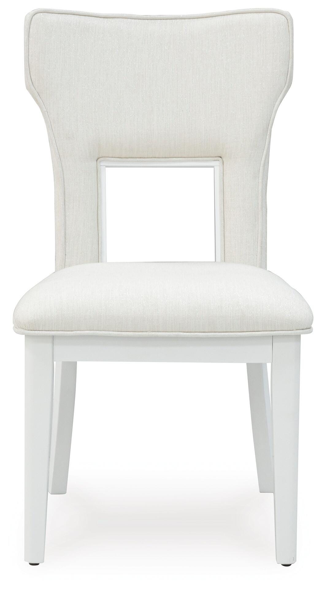 Chalanna Dining Chairs (Set of 2) - D822-01X2 - product view or room setting; set of 2; individual included-item views (supplier image 4)