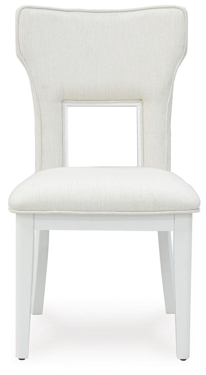 Chalanna Dining Chairs (Set of 2) - D822-01X2 - product view or room setting; set of 2; individual included-item views (supplier image 4)