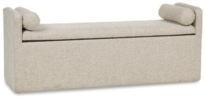 Galliden 62" Dining Bench - D841-00 - product view or room setting; only benche included (supplier image 5)