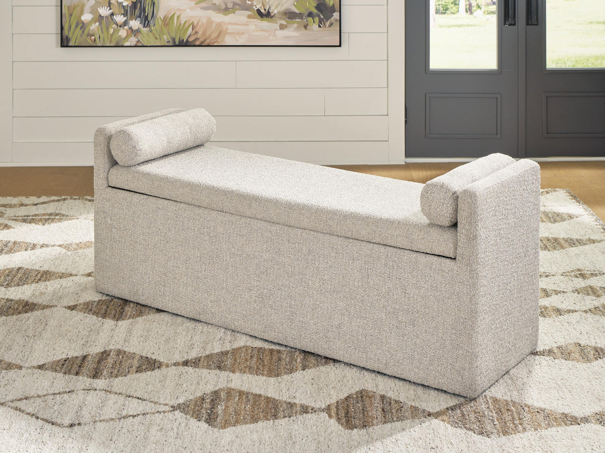 Galliden 62" Dining Bench - D841-00 - product view or room setting; only benche included (supplier image 2)