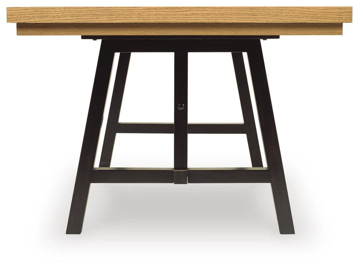 Galliden Dining Extension Table - D841-55 - product view or room setting; only dining table included (supplier image 5)