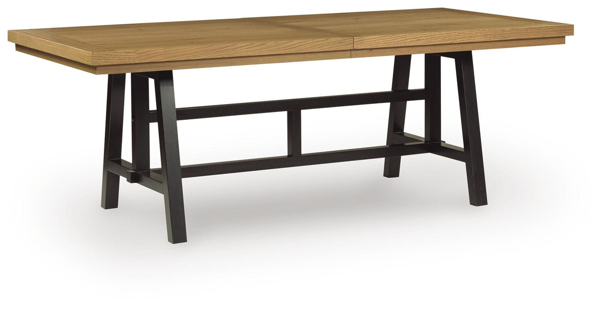 Galliden Dining Extension Table - D841-55 - product view or room setting; only dining table included (supplier image 3)