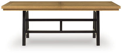 Galliden Dining Extension Table - D841-55 - product view or room setting; only dining table included (supplier image 4)