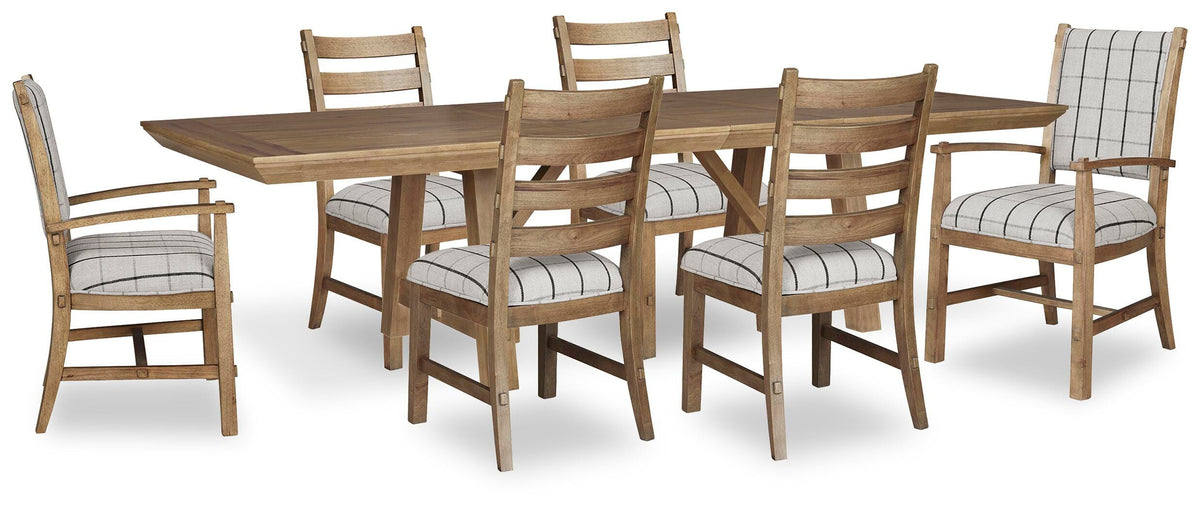 Ridgester Dining Room Sets - D858D2 - product view or room setting; complete kit and included component views (supplier image 37)
