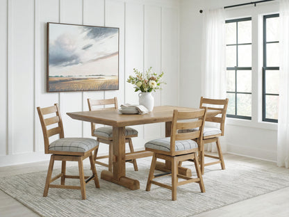 Ridgester Dining Room Sets - D858D7 - product view or room setting; complete kit and included component views (supplier image 50)