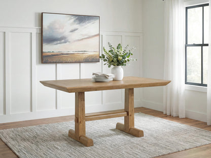 Ridgester Counter Height Dining Table - D858-13 - product view or room setting; only counter height table included (supplier image 2)