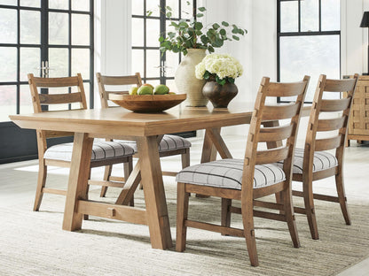 Ridgester Dining Room Sets - D858D1 - product view or room setting; complete kit and included component views (supplier image 48)