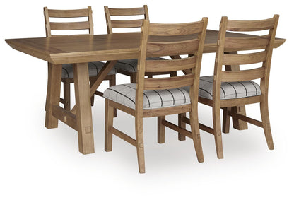 Ridgester Dining Room Sets - D858D1 - product view or room setting; complete kit and included component views (supplier image 47)