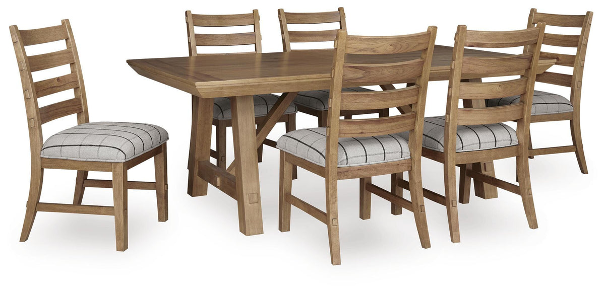 Ridgester Dining Room Sets - D858D5 - product view or room setting; complete kit and included component views (supplier image 35)